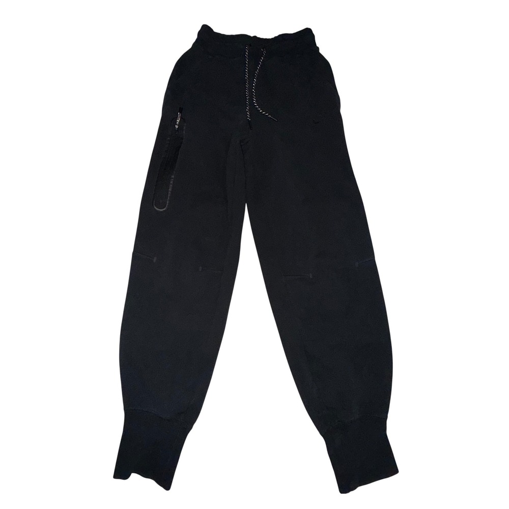 Nike Tech Fleece Joggers XS Black Tapered Sweatpants Slim Fit Athleisure‎ Sporty